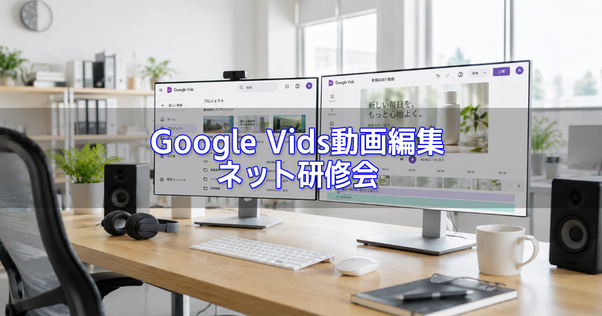 かんたんGoogle Vids動画編集
